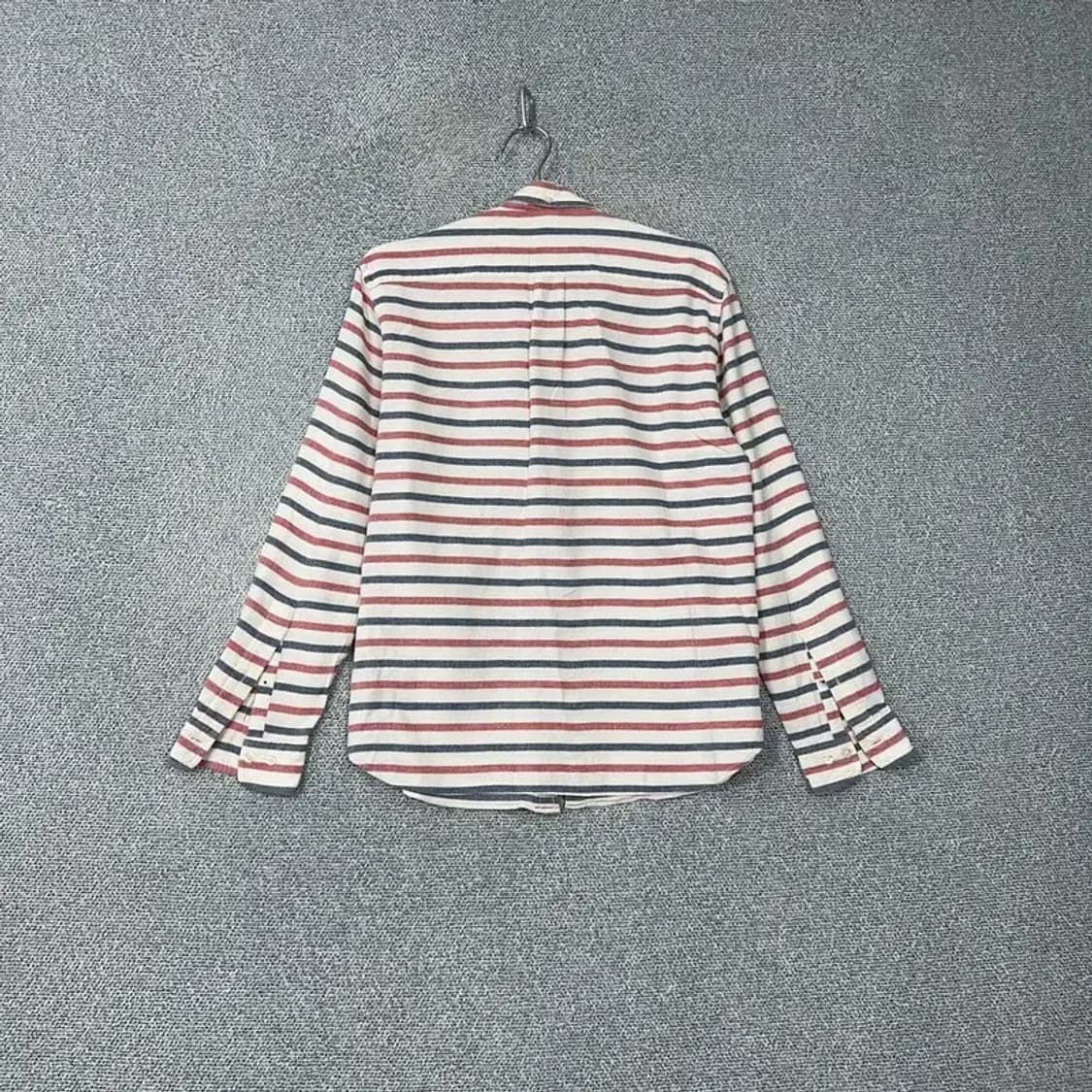 브룩스브라더스 패치 스트라이프 코튼 셔츠 S 상품이미지2