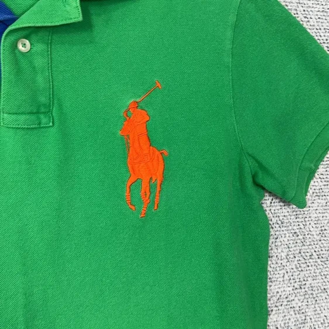 폴로 신형 빅포니 그린 반팔 카라티 S 상품이미지3