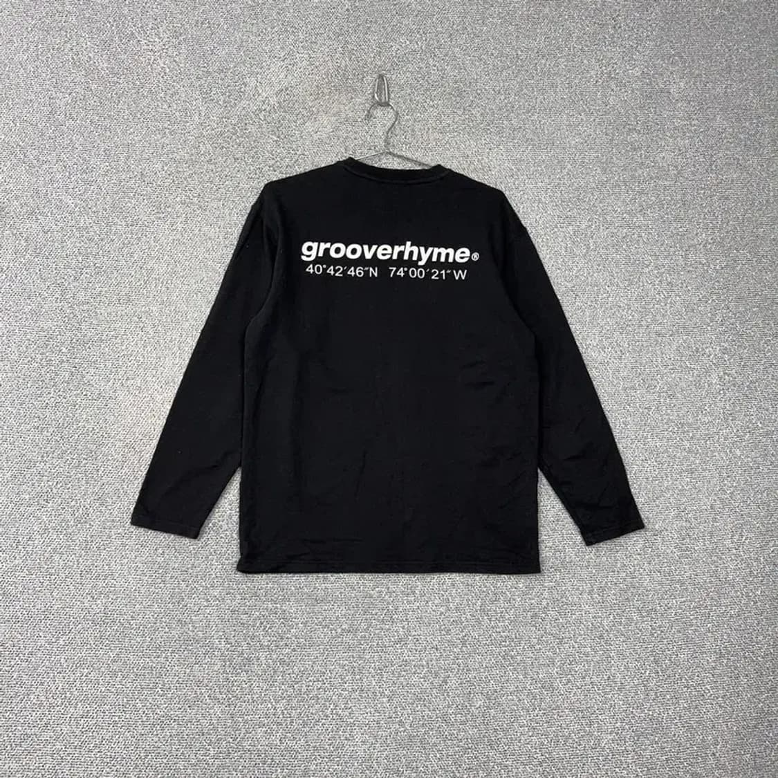 그루브라임 로고 긴팔티 S 상품이미지2