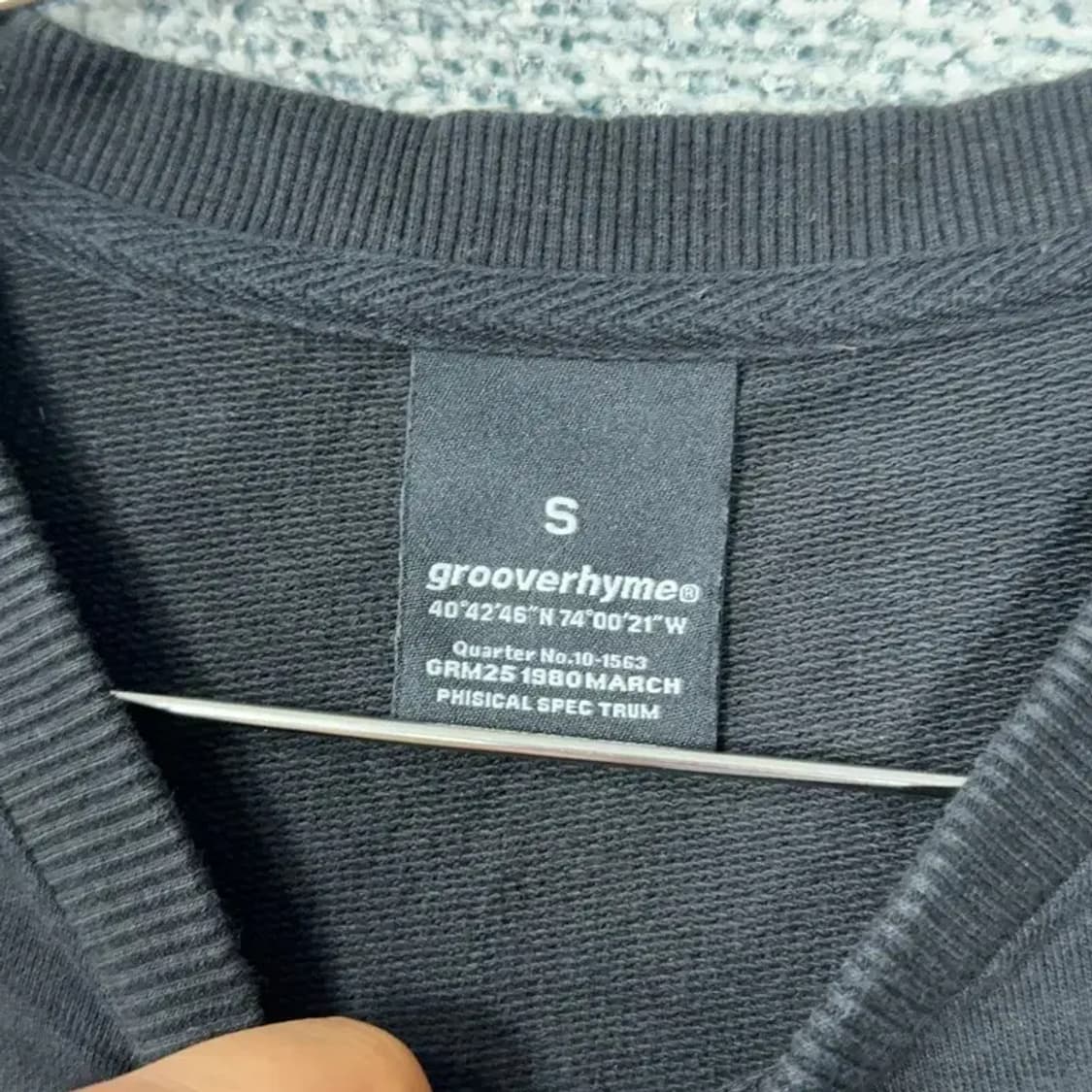 그루브라임 로고 긴팔티 S 상품이미지3