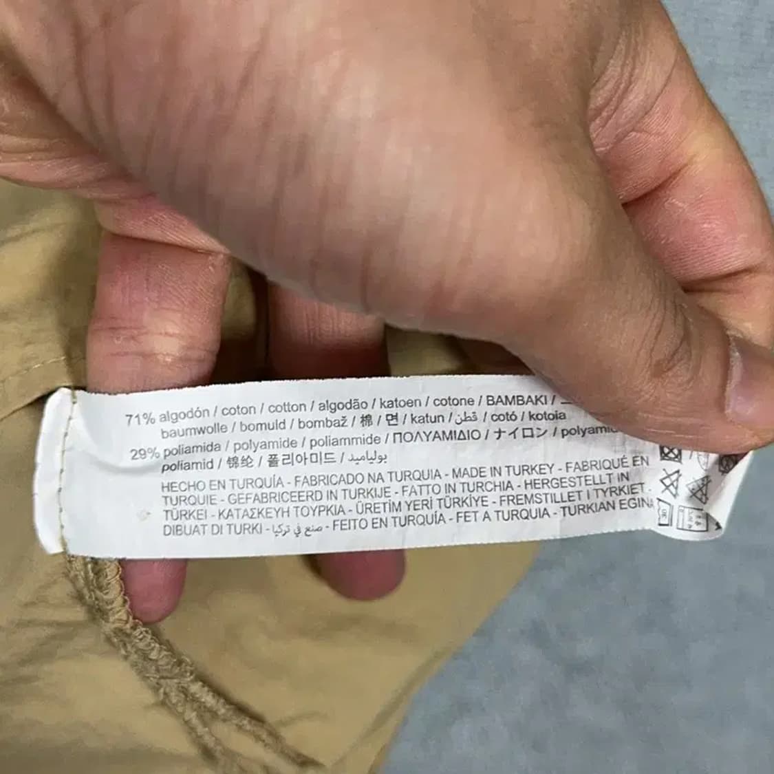 자라 베이지 블라우스 셔츠 S 상품이미지4