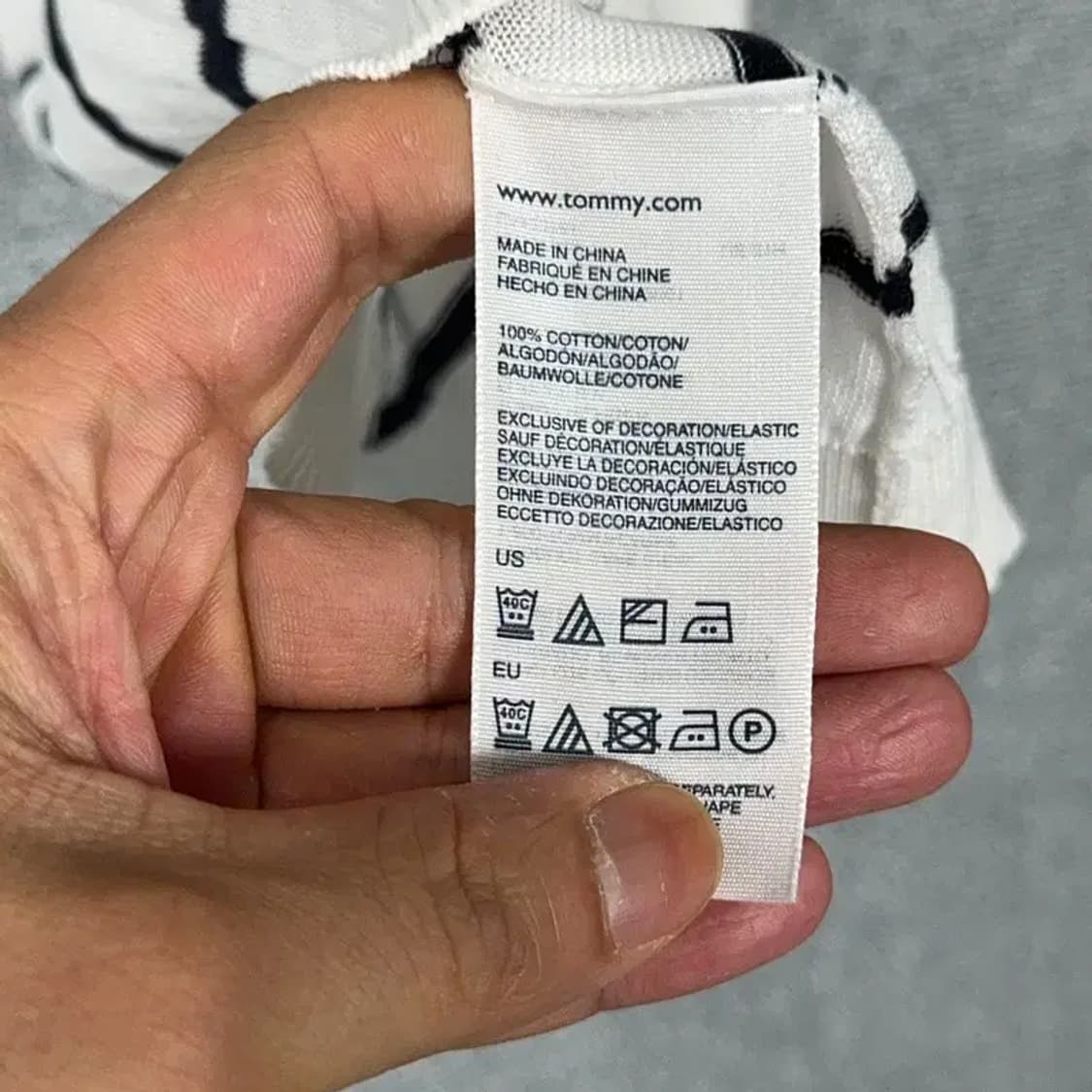 타미힐피거 닻로고 반팔티 S 상품이미지4