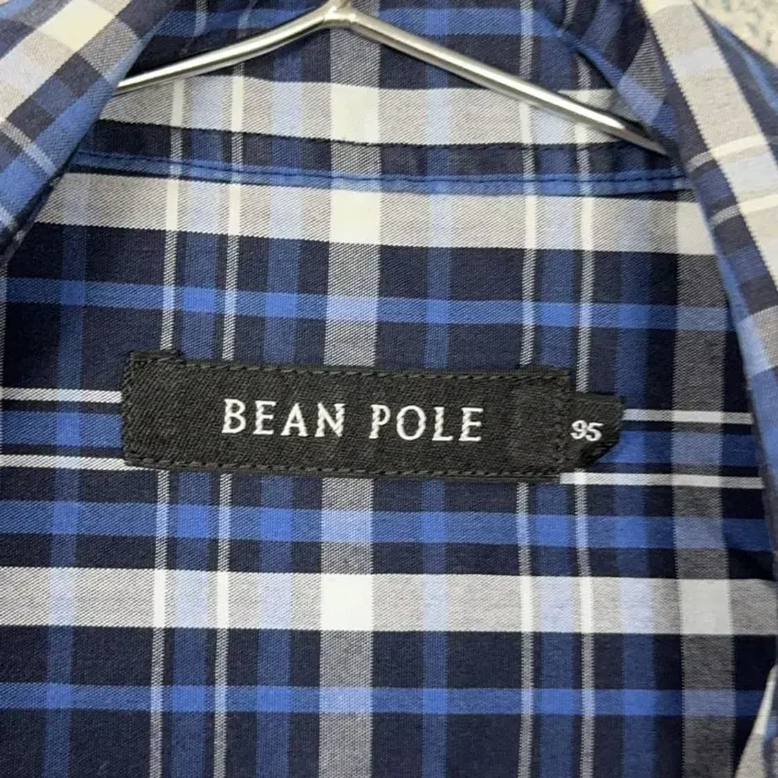 빈폴 로고 캐주얼 체크셔츠 95 상품이미지3