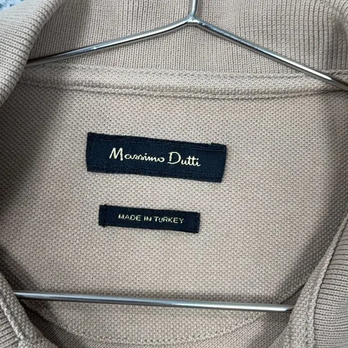 마시모두띠 베이지 반팔 카라티 M 상품이미지3