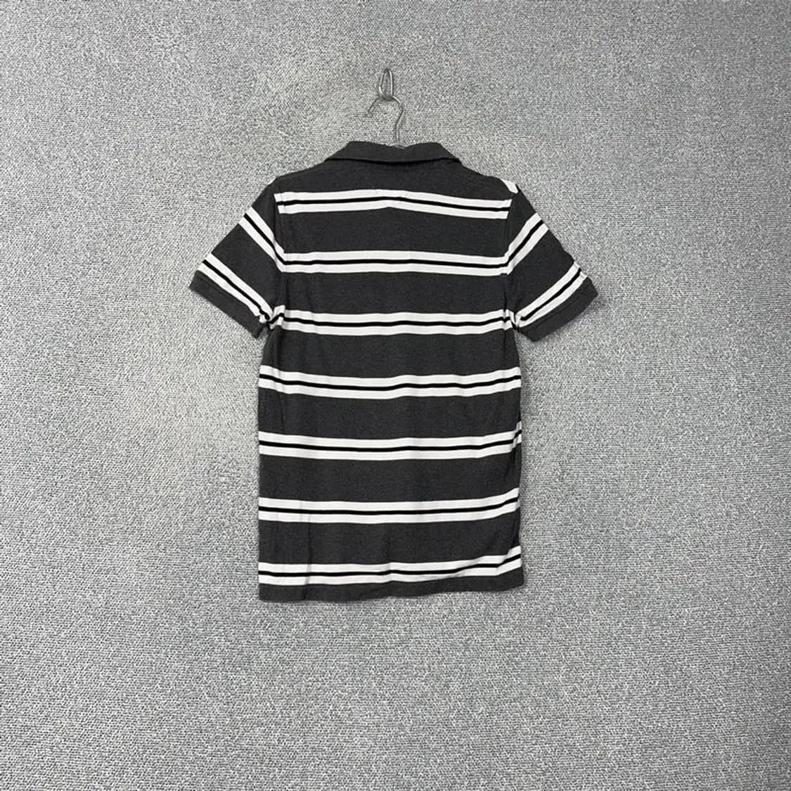 타미힐피거 스트라이프 로고 반팔 카라티 S 상품이미지2