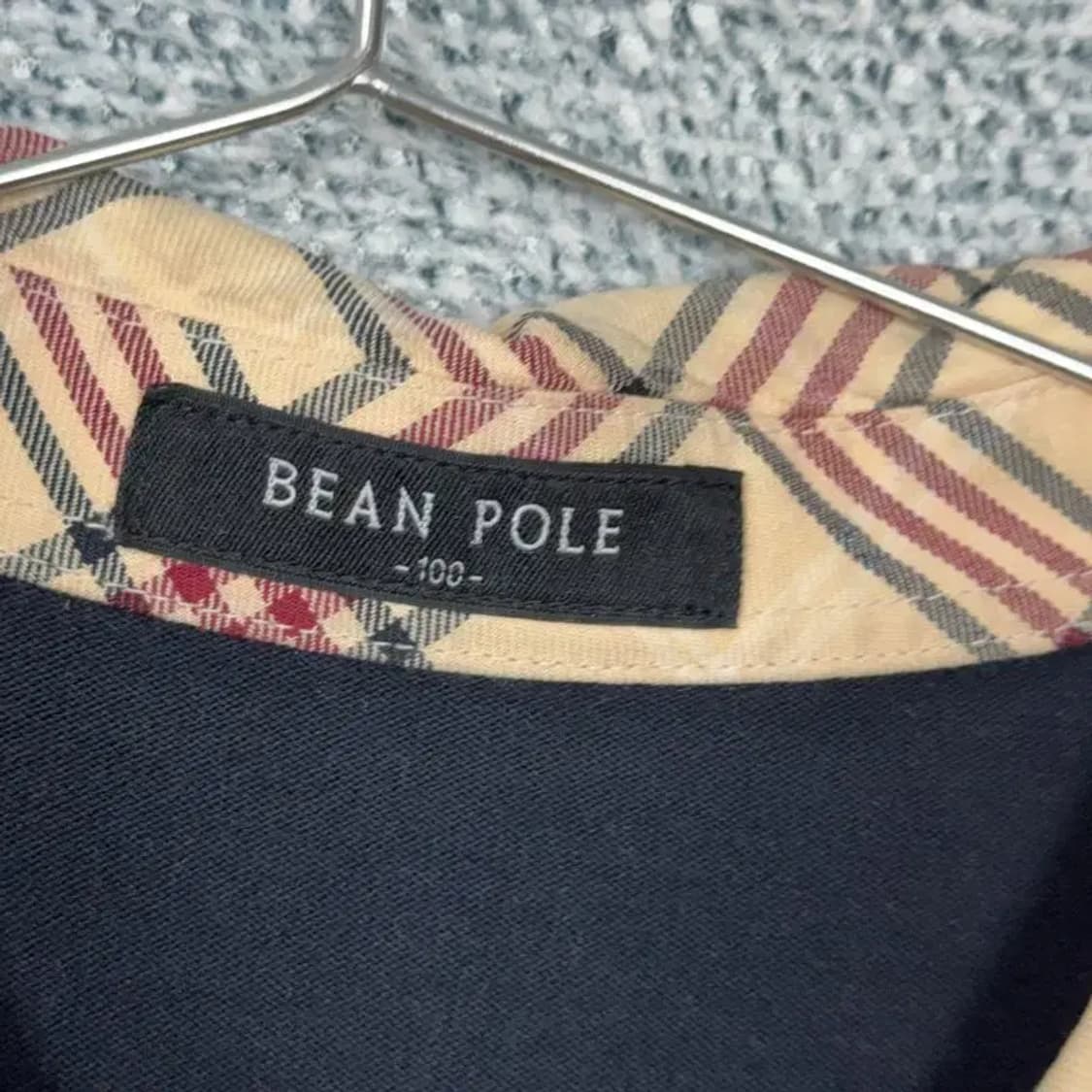 빈폴 남성 캐주얼 체크 카라 긴팔티 100 상품이미지3