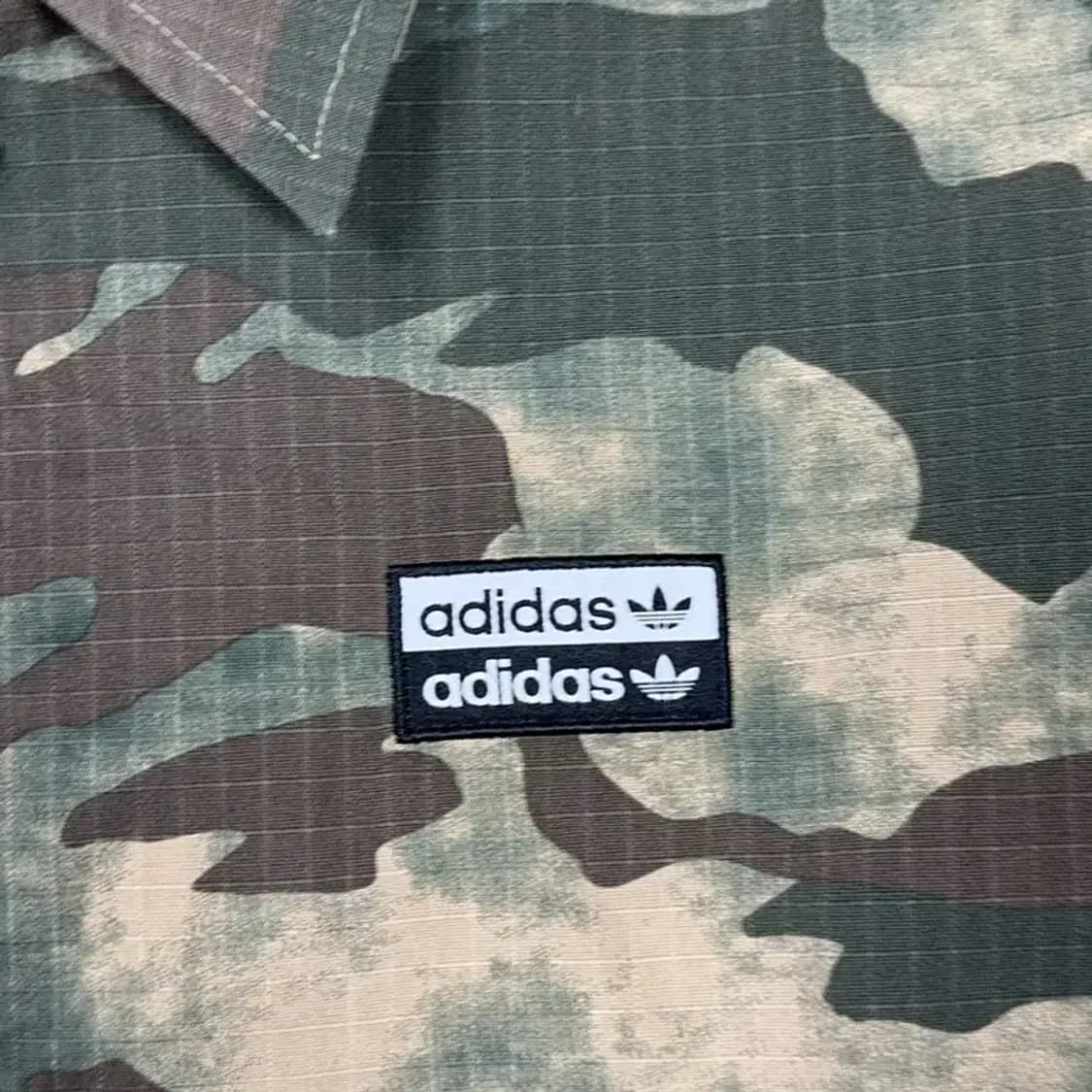 아디다스 카모 립스탑 크롭 집업 자켓 S 상품이미지3