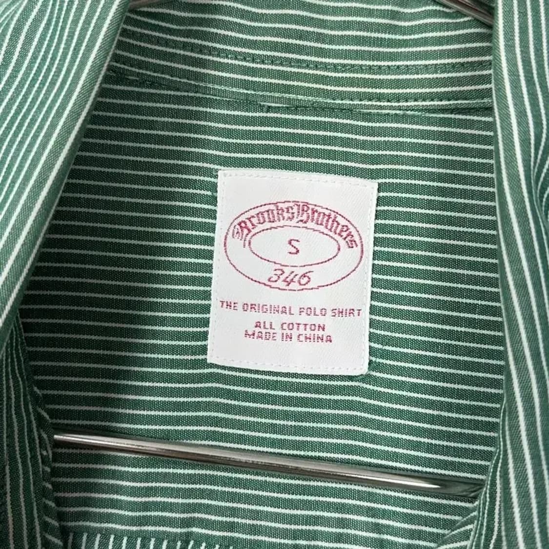 브룩스브라더스 스트라이프 셔츠 S 상품이미지3