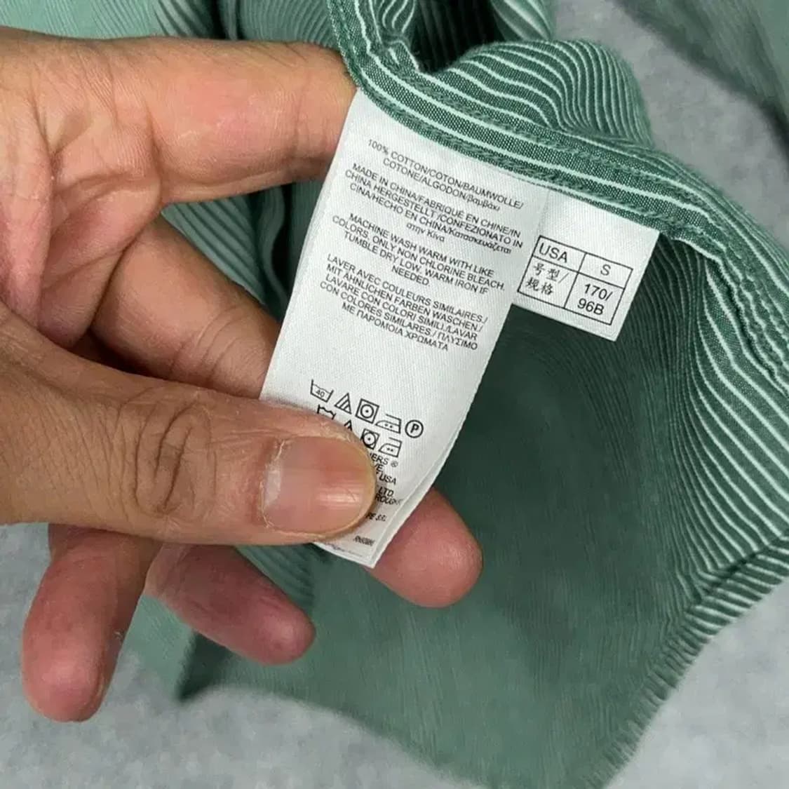 브룩스브라더스 스트라이프 셔츠 S 상품이미지4