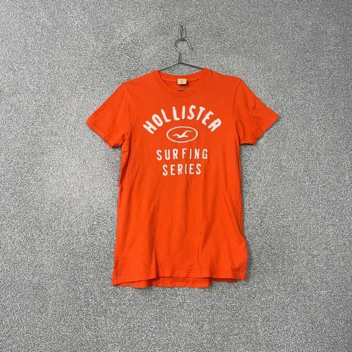 홀리스터 프린팅 오렌지 반팔티 S 상품이미지1