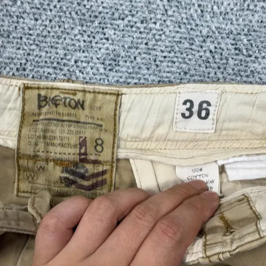 빈티지 카고 반바지 36 상품이미지3