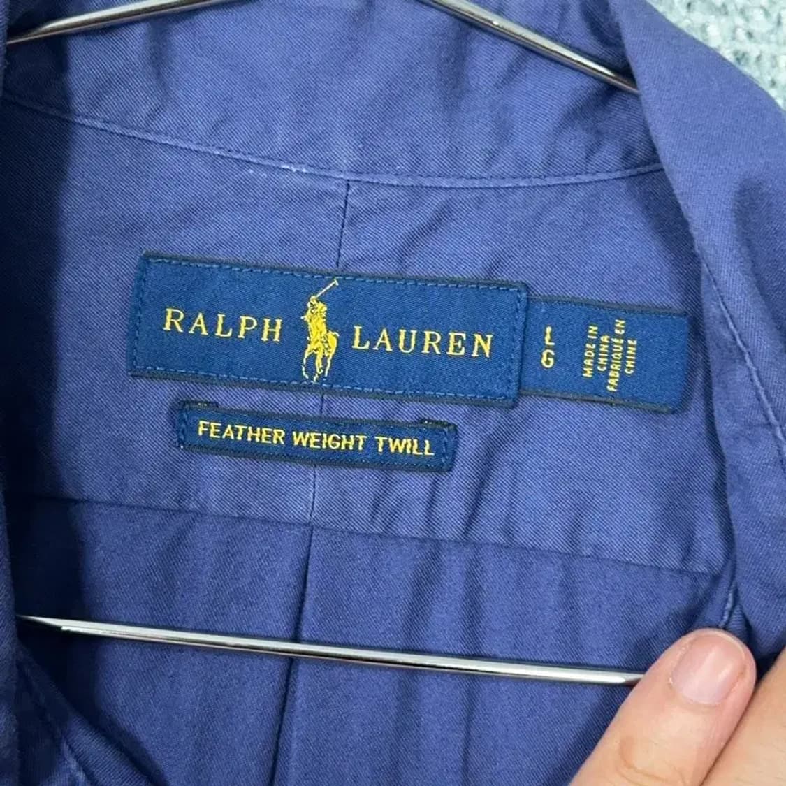 폴로 랄프로렌 신형 네이비 반팔 셔츠 M 상품이미지4