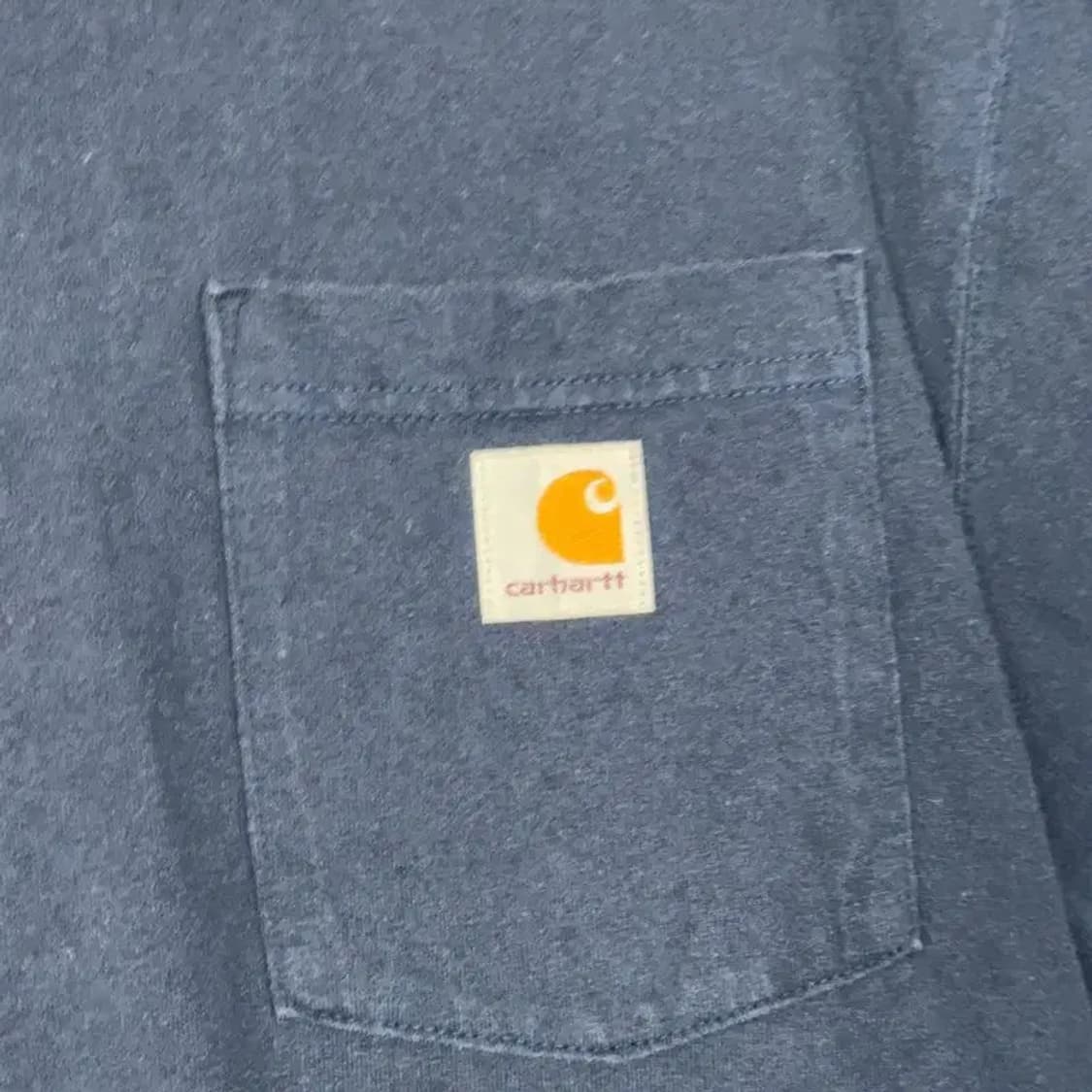 칼하트 포켓 로고 루즈핏 반팔티 M 상품이미지3