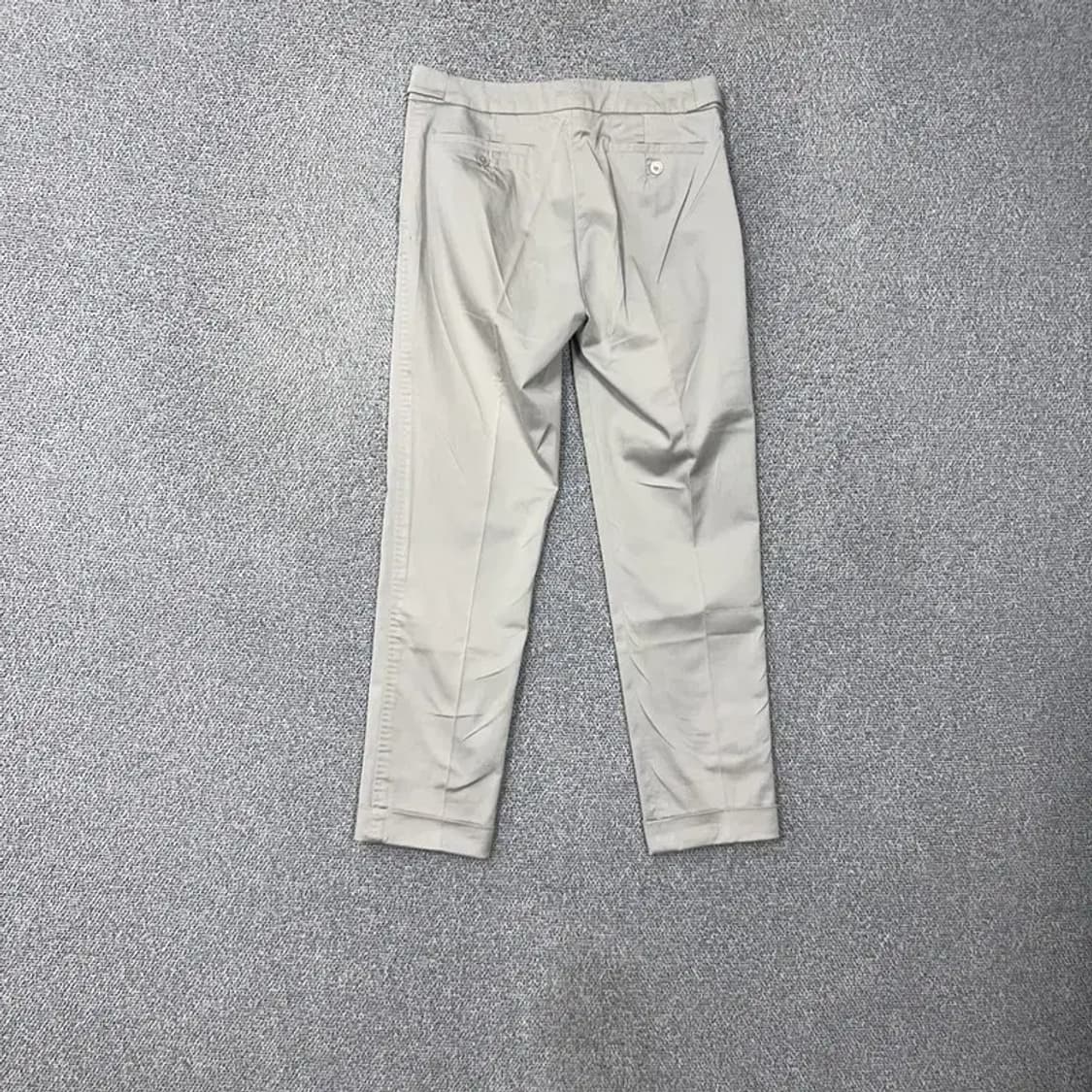 막스마라 라이트그레이 코튼 팬츠 26 상품이미지2