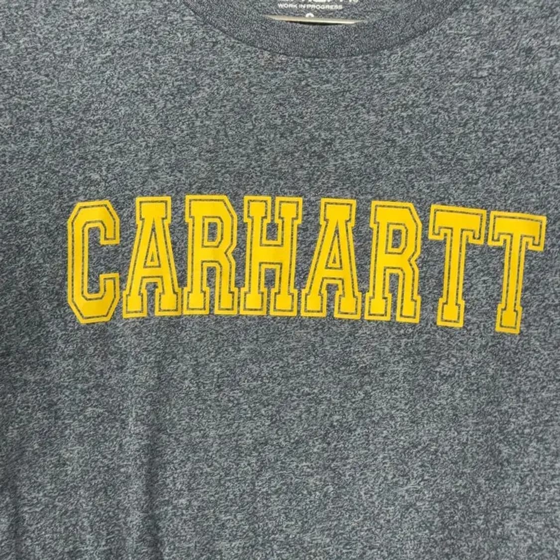 칼하트 옐로우 프린팅 반팔티 s 상품이미지4