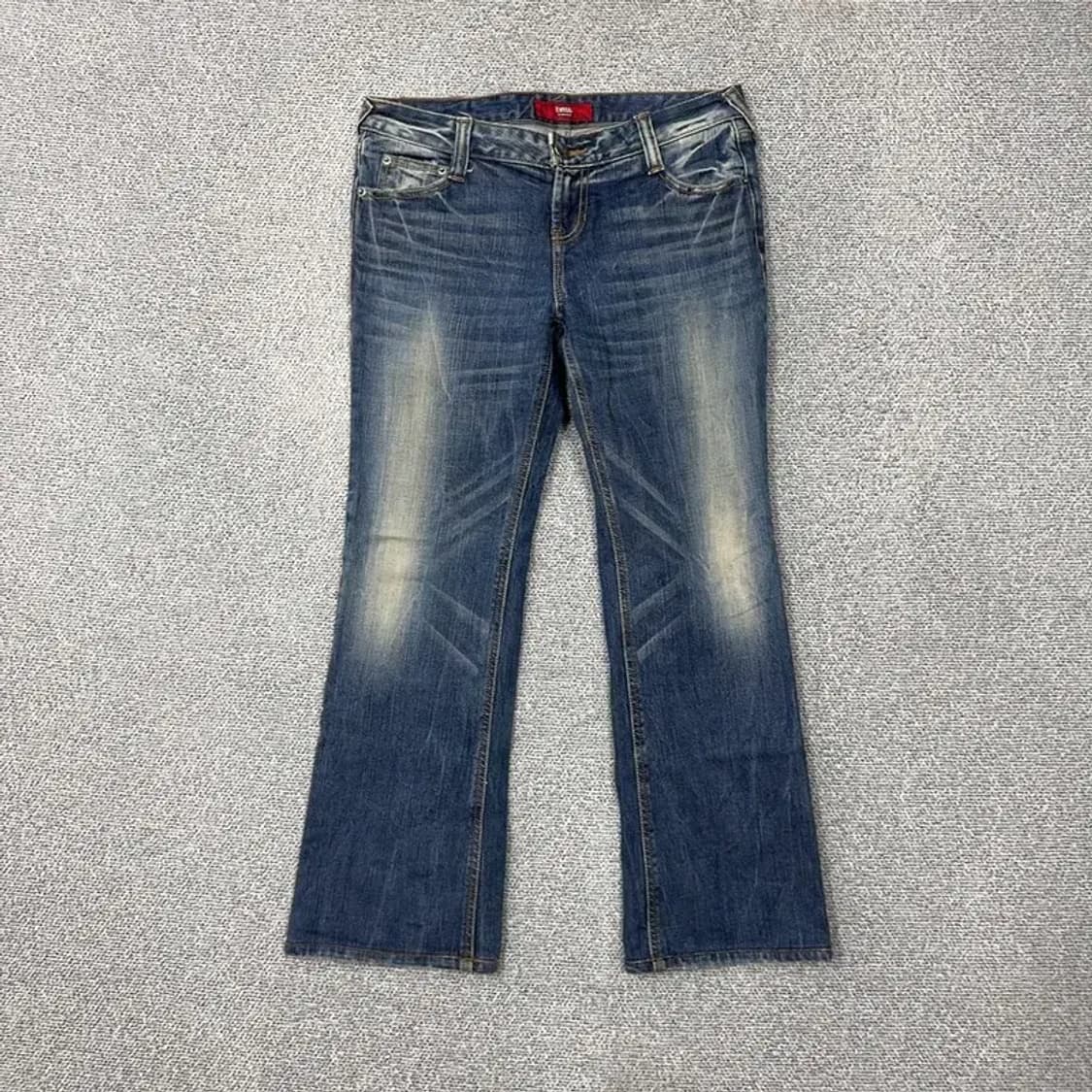 에비수 백로고 워싱 부츠컷 데님팬츠 29 상품이미지1