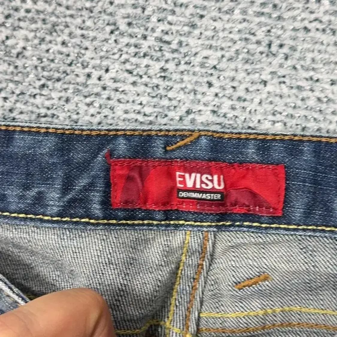 에비수 백로고 워싱 부츠컷 데님팬츠 29 상품이미지4