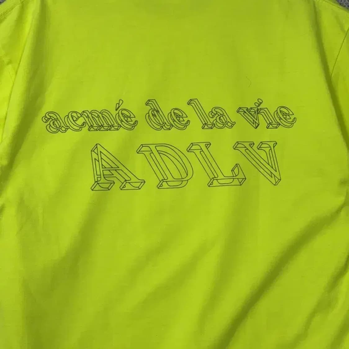 ADLV 형광 로고 반팔티 1 상품이미지4