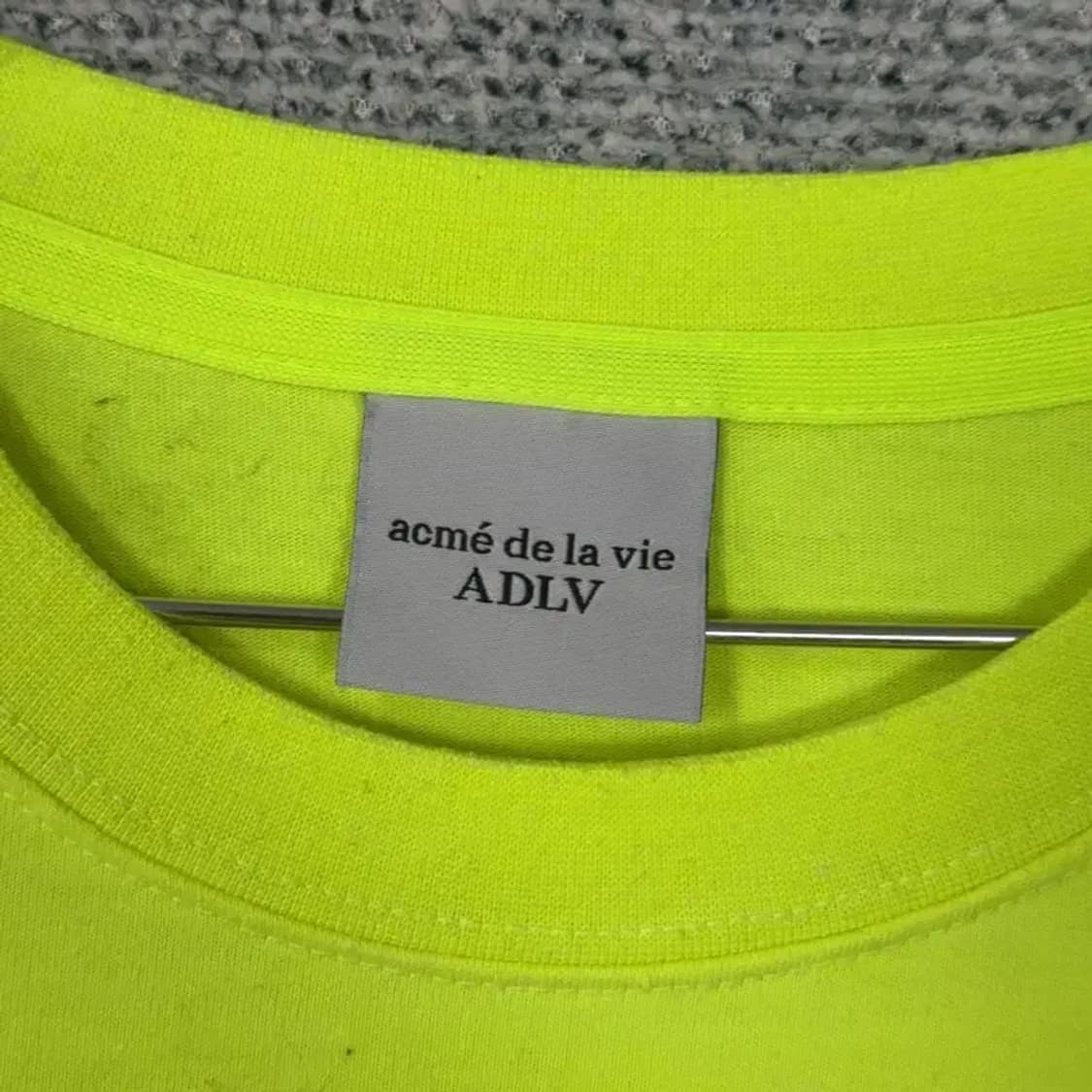 ADLV 형광 로고 반팔티 1 상품이미지5