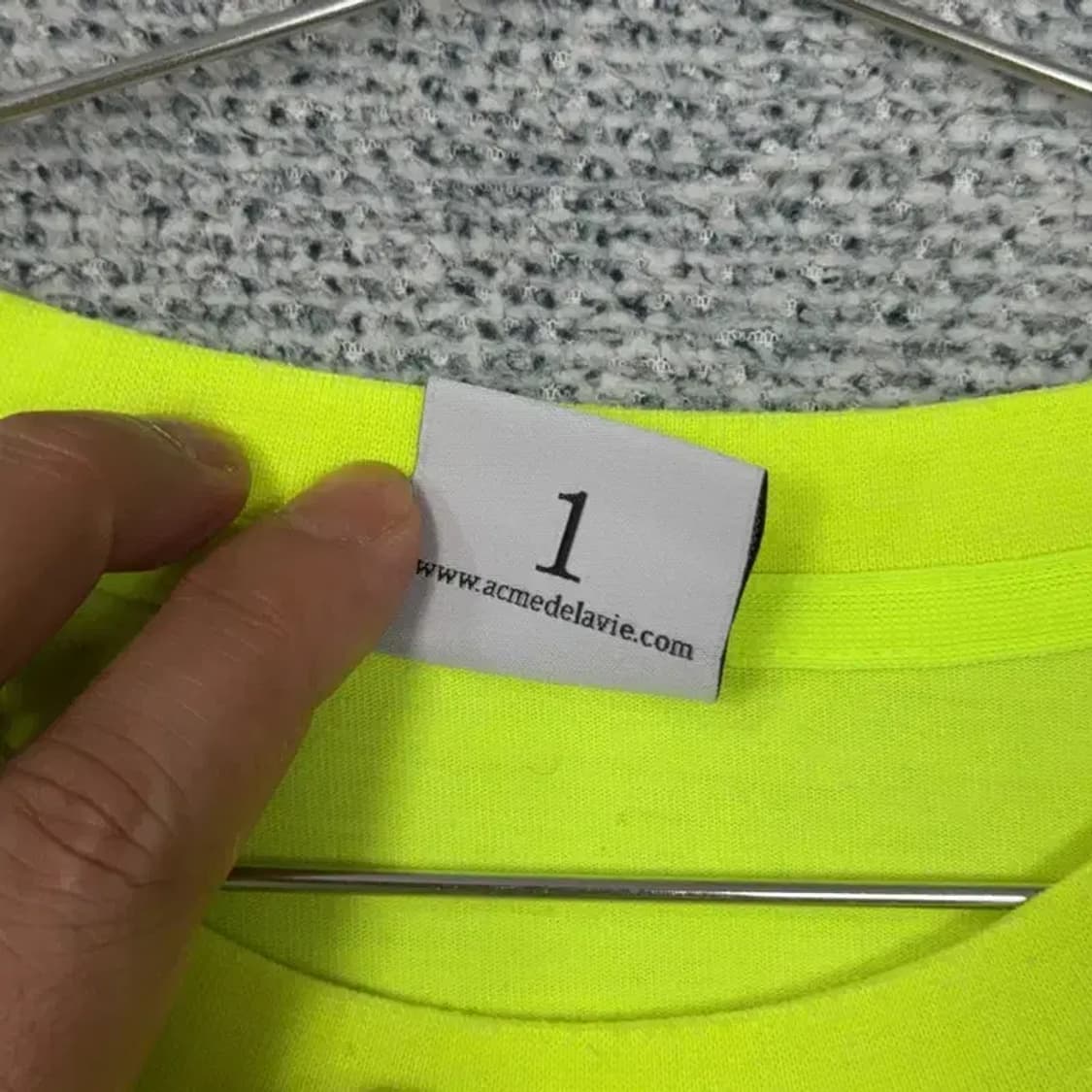 ADLV 형광 로고 반팔티 1 상품이미지6