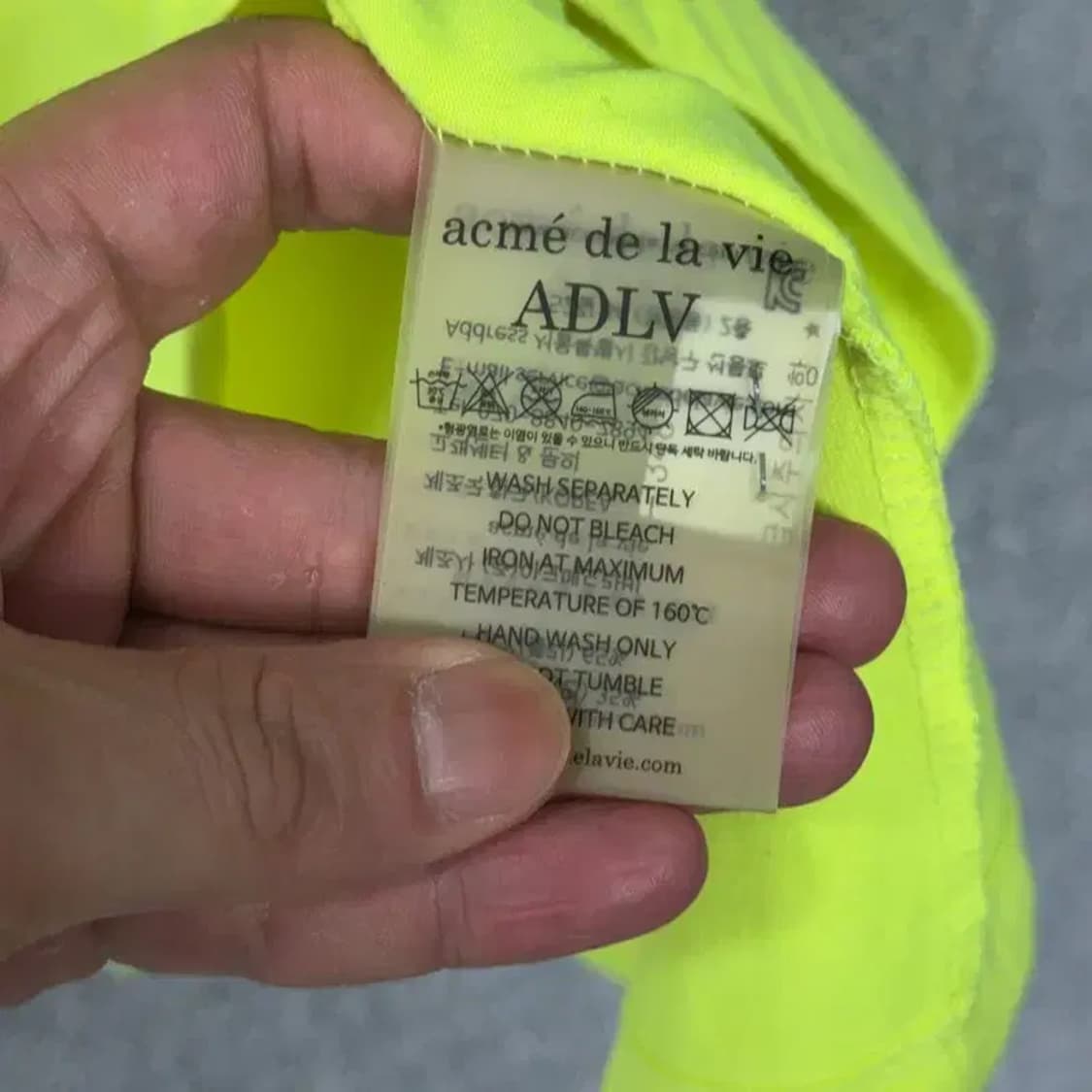 ADLV 형광 로고 반팔티 1 상품이미지7