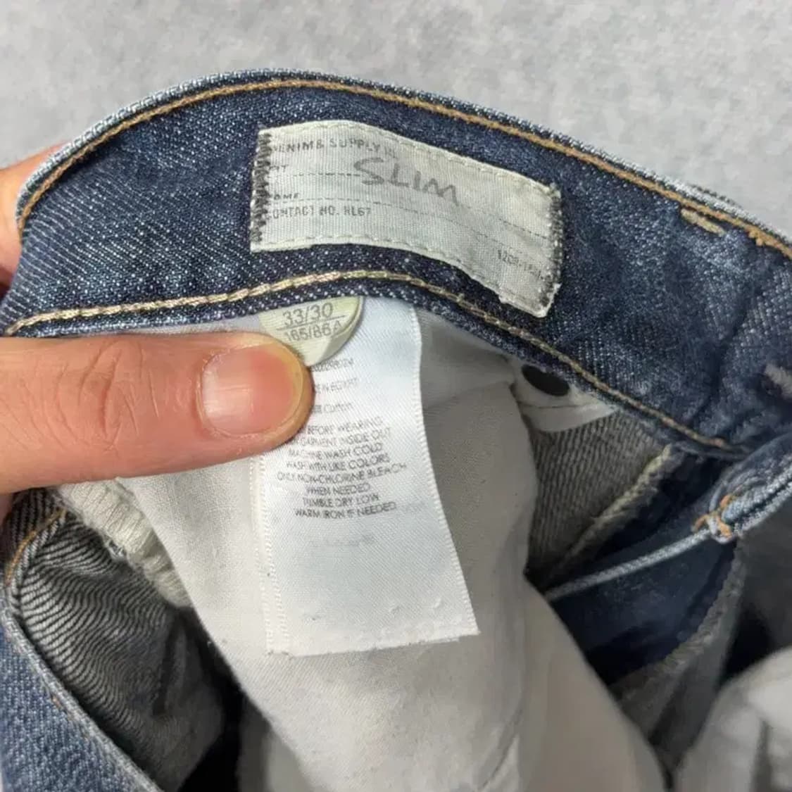 데님 앤 서플라이 빈티지 데님팬츠 33 30 상품이미지4