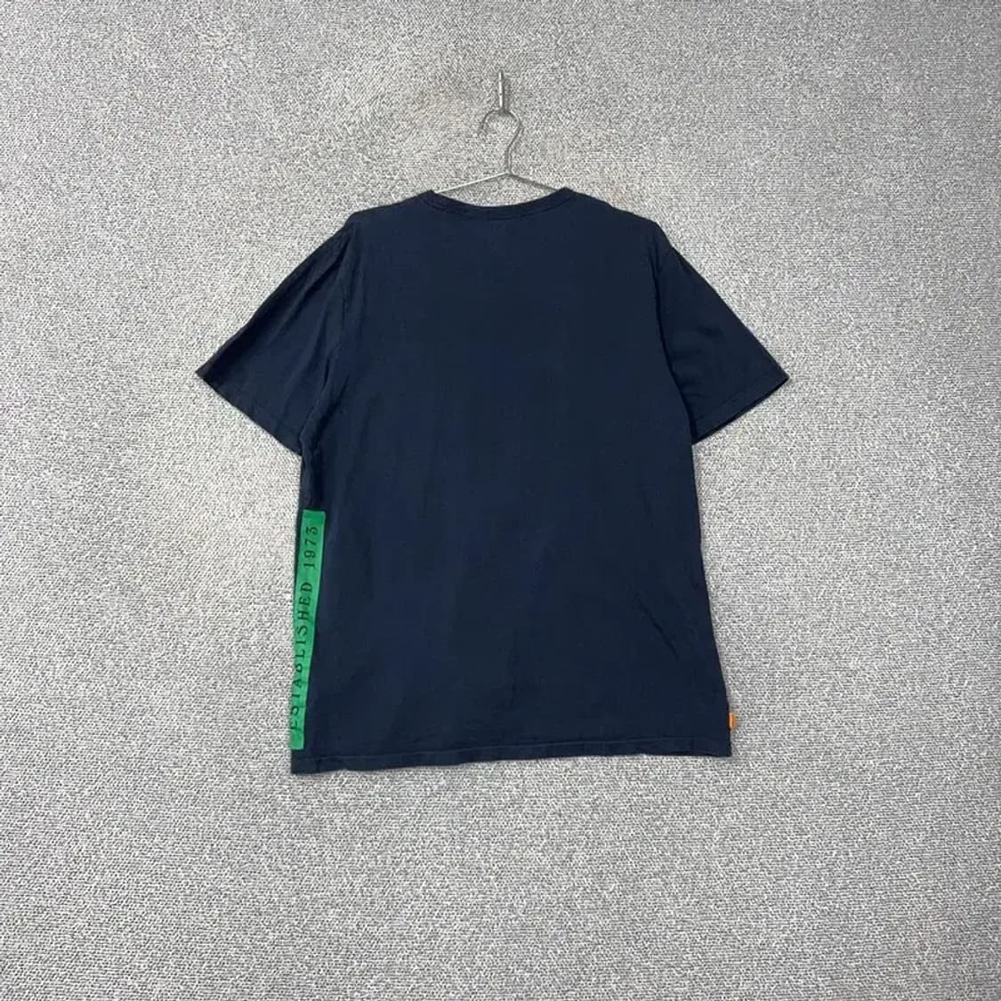 팀버랜드 프린팅 네이비 반팔티 L 상품이미지2
