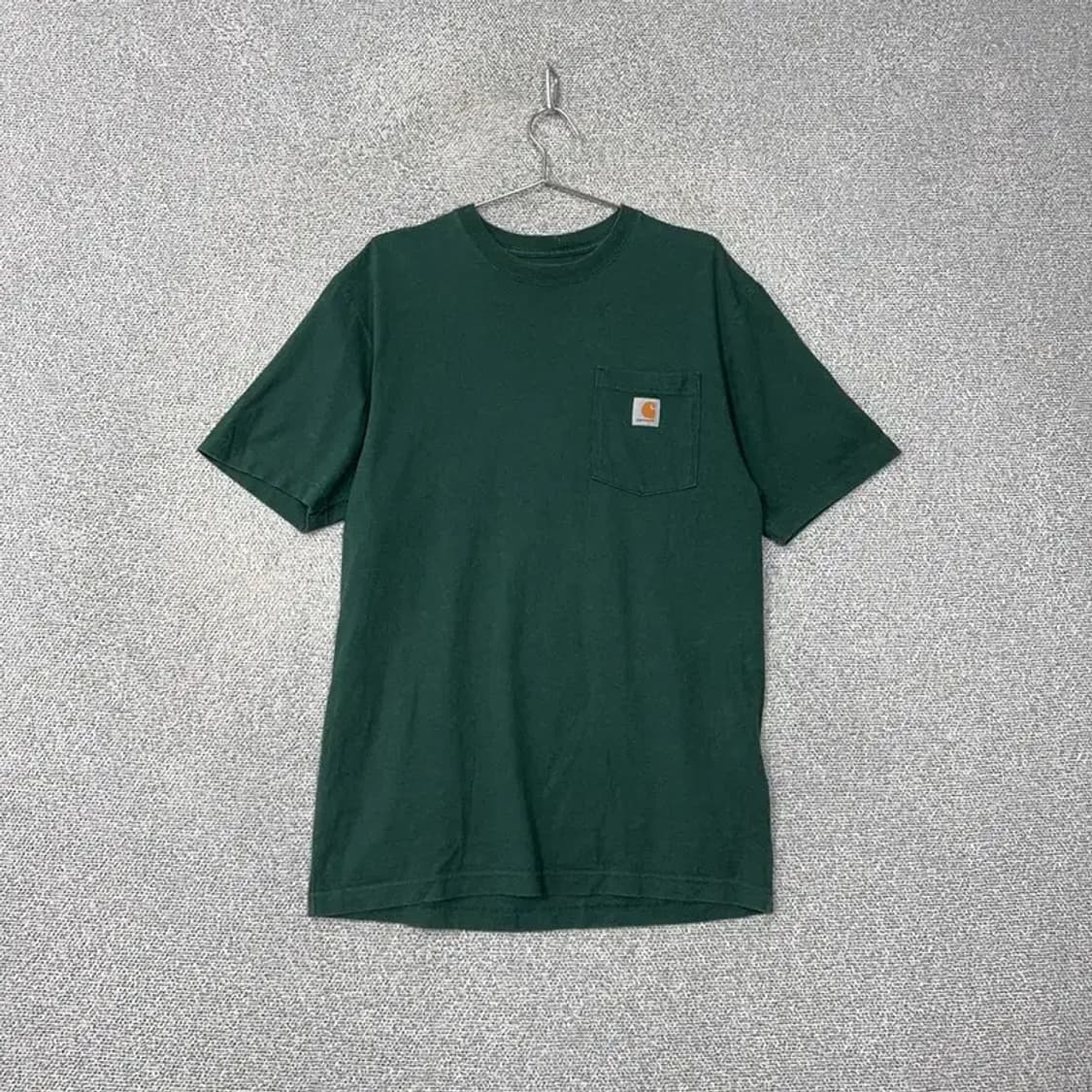 칼하트 오리지날핏 그린 반팔티 S 상품이미지1