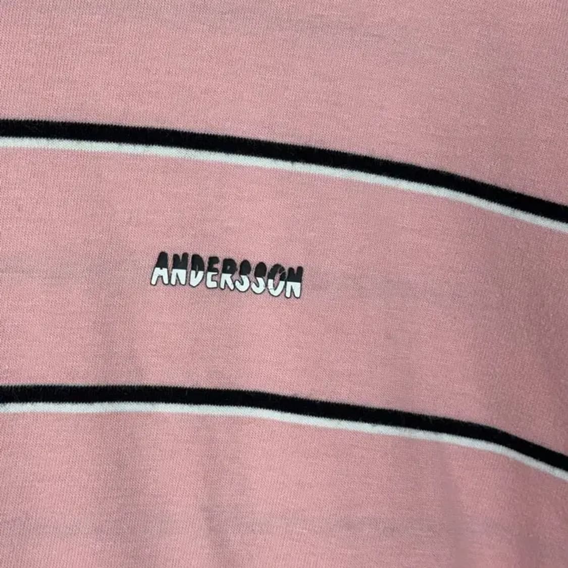 앤더슨벨 스트라이프 반팔티 L 상품이미지3