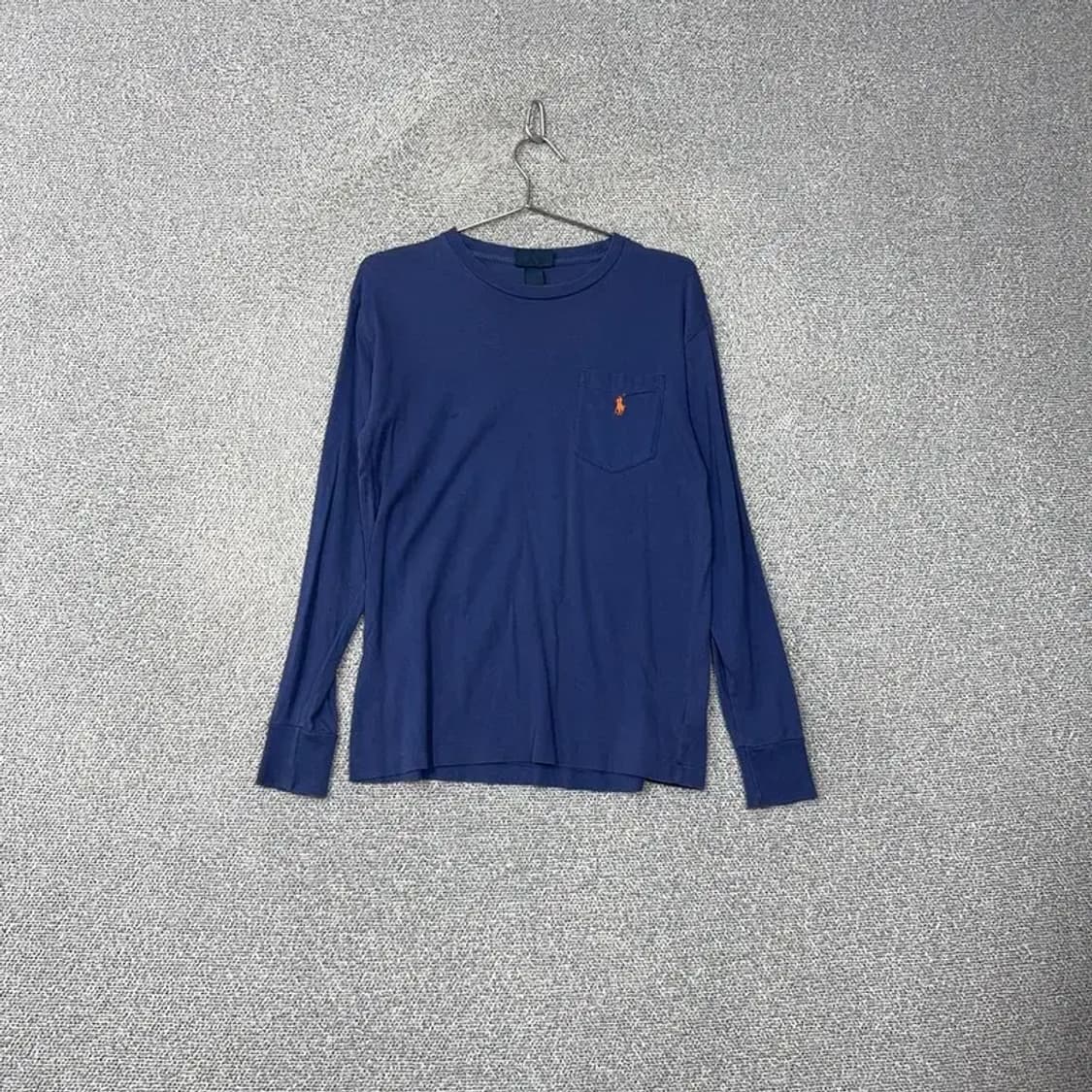 폴로 두산 네이비 슬리브 긴팔티 S 상품이미지1