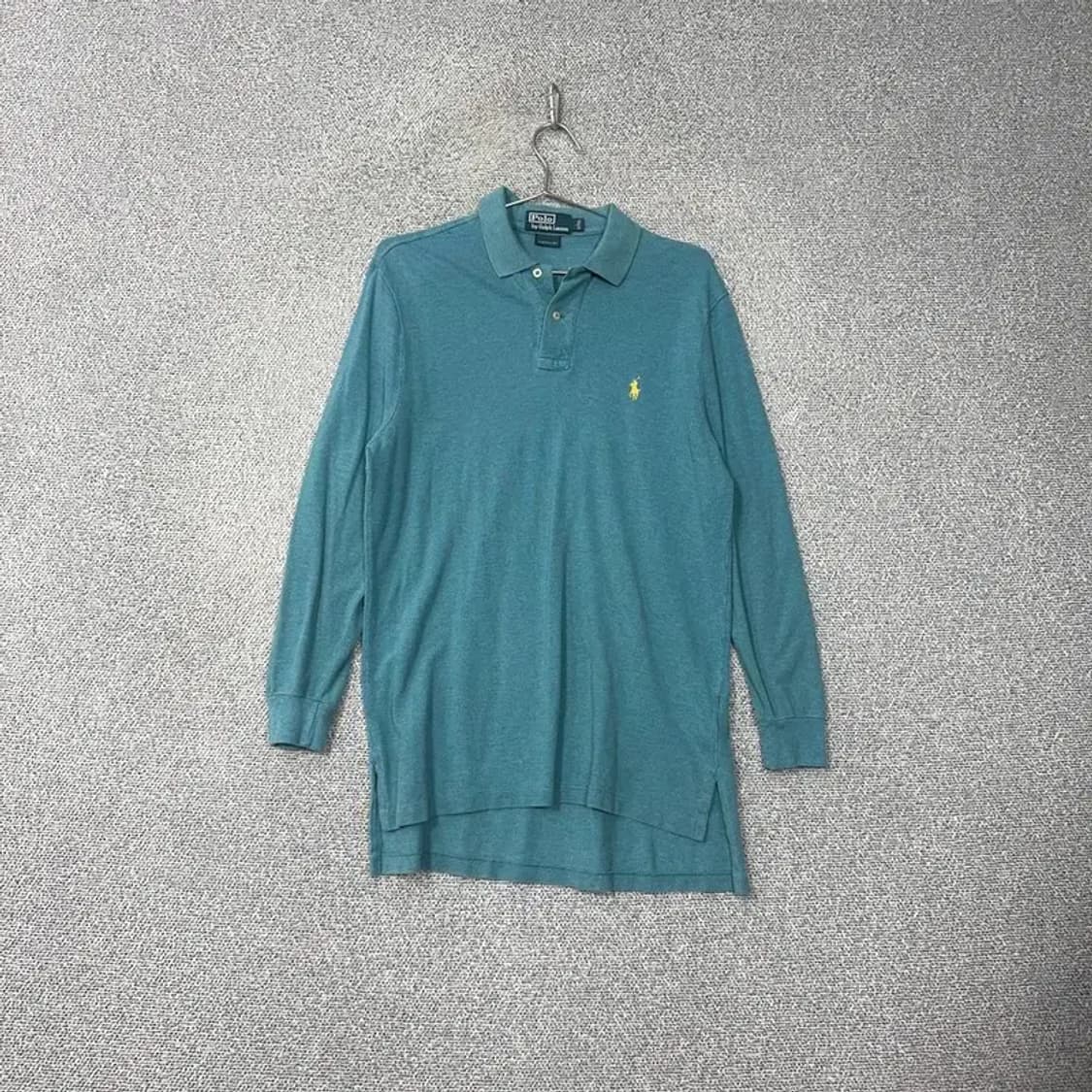 폴로 두산 커스텀핏 긴팔 카라티 L 상품이미지1