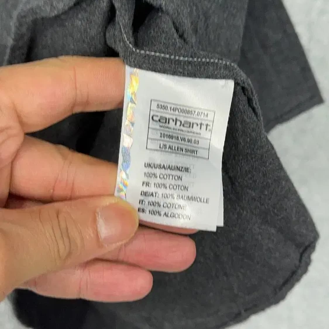 칼하트 캐주얼 멀티컬러 코튼 셔츠 M 상품이미지5