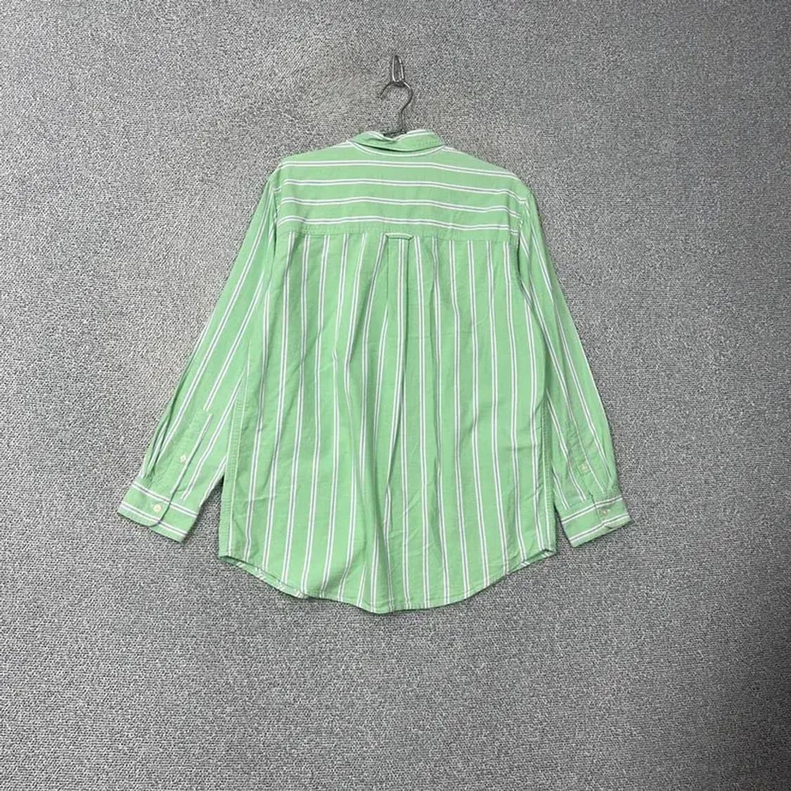 챕스 메로나 연두 스트라이프 셔츠 M 상품이미지2