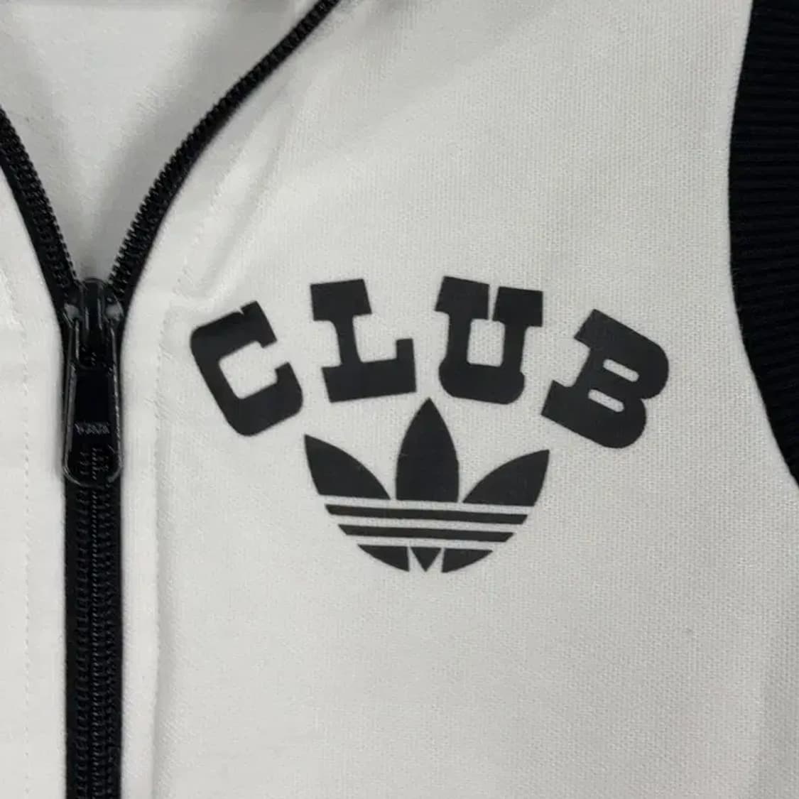아디다스 흰검 클럽 대장 올드스쿨 트랙탑 XS 상품이미지3