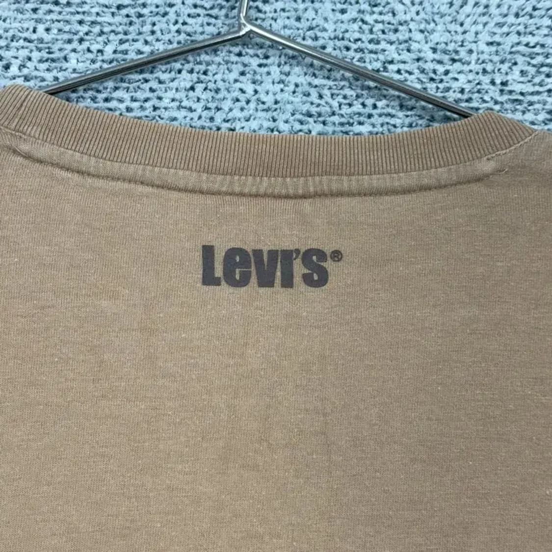 리바이스 빈티지 브라운 슬리브 긴팔티 95 상품이미지5