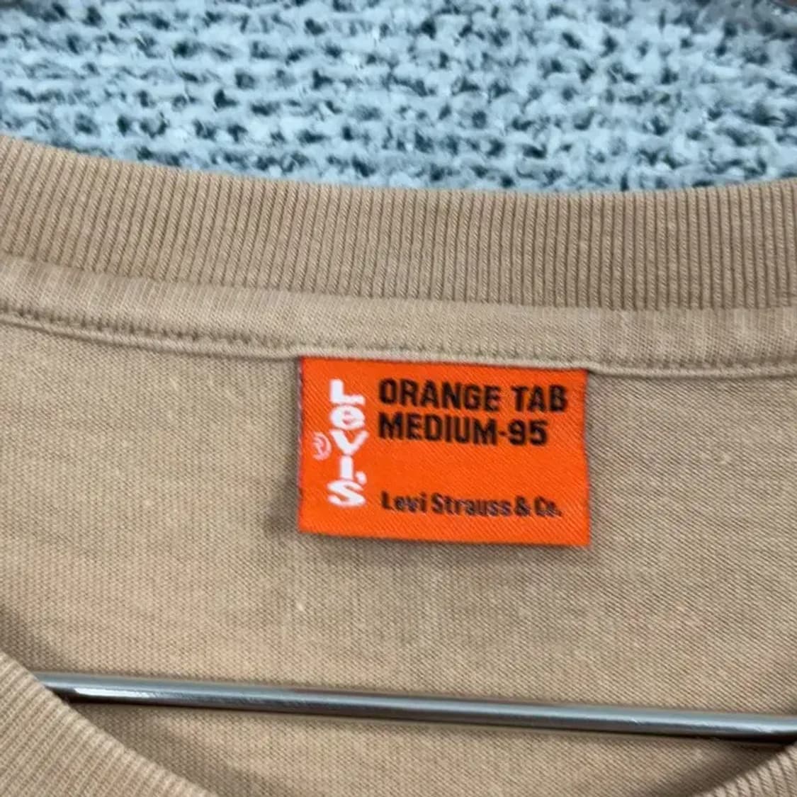 리바이스 빈티지 브라운 슬리브 긴팔티 95 상품이미지7