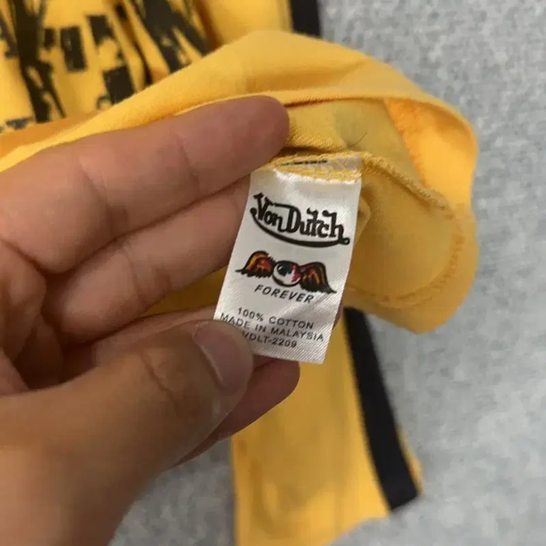 본더치 Y2K 빈티지 프린팅 슬리브 긴팔티 L 상품이미지4