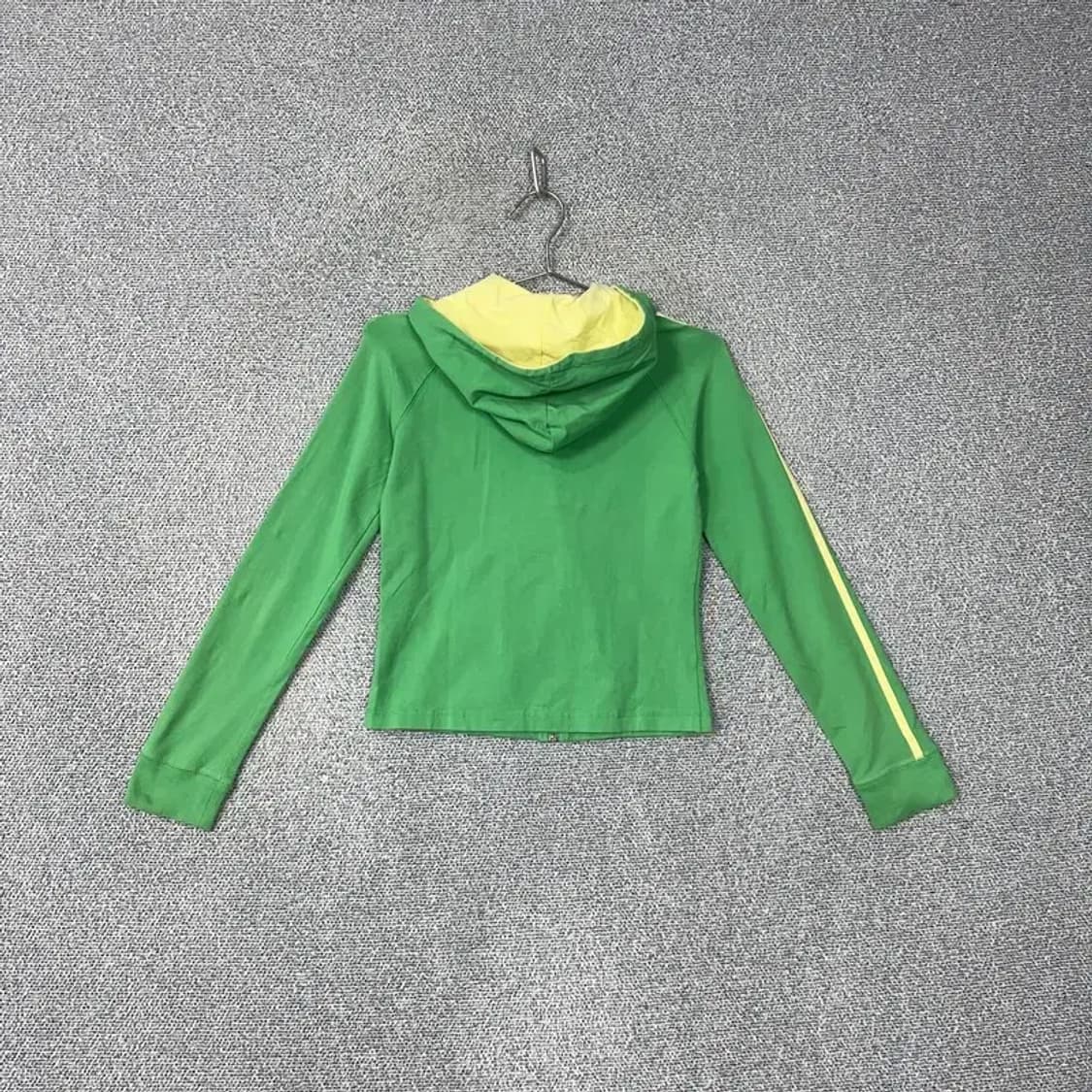 DKNY Y2K 초노 후드 집업 저지 S 상품이미지2