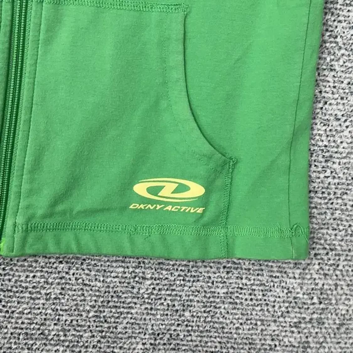 DKNY Y2K 초노 후드 집업 저지 S 상품이미지3