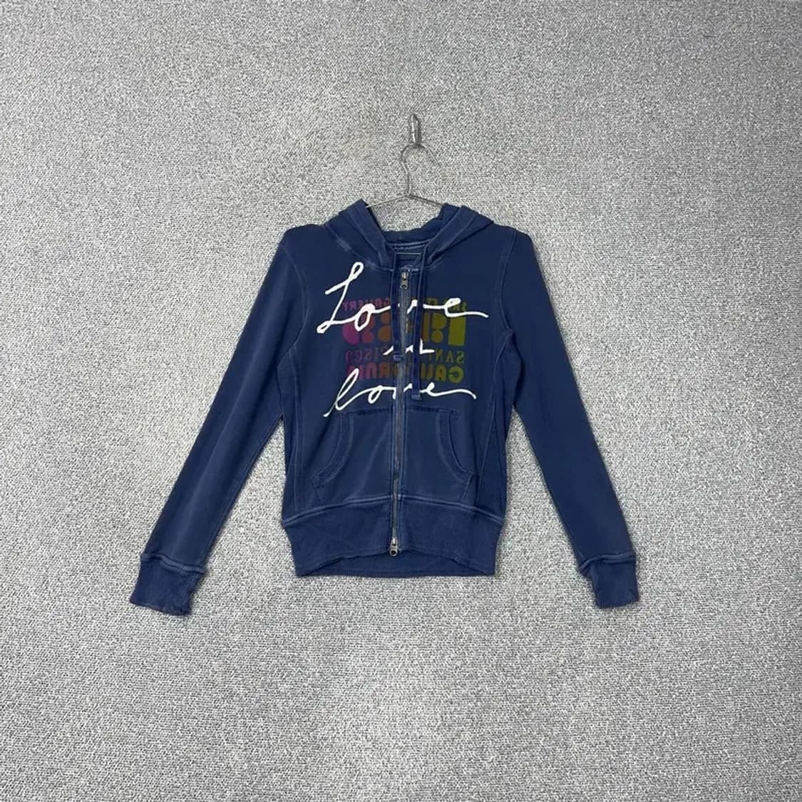 갭 빈티지 프린팅 후드집업 S 상품이미지1