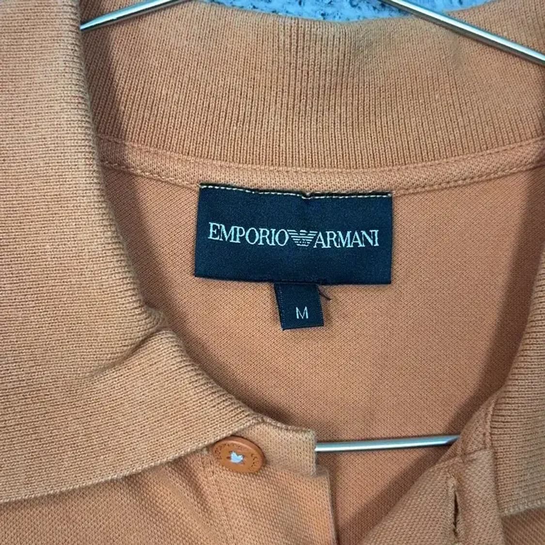 엠포리오 아르마니 오렌지 반팔 카라티 M 상품이미지4