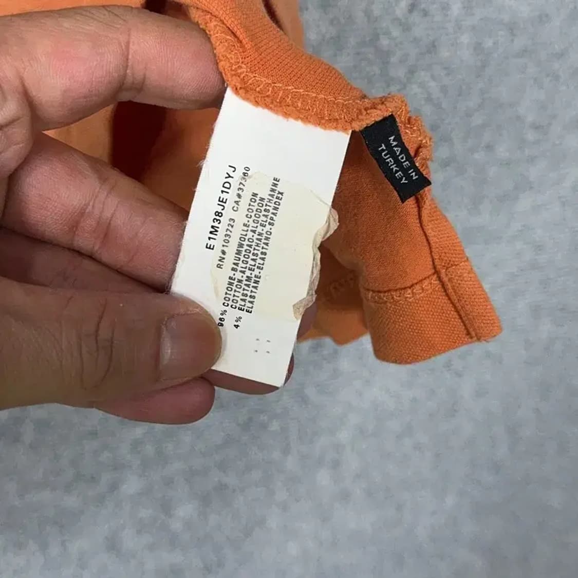 엠포리오 아르마니 오렌지 반팔 카라티 M 상품이미지5