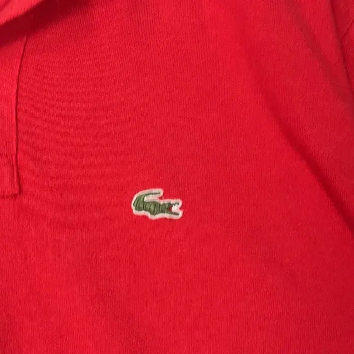 라코스테 레드 긴팔 카라티 M 상품이미지3