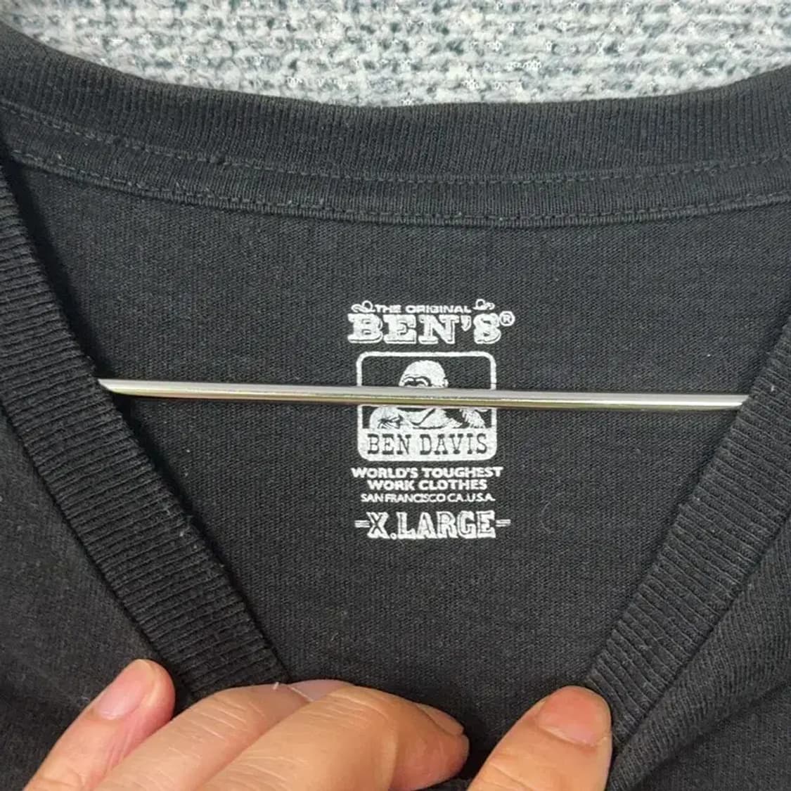 벤데이비스 로고 반팔티 L 상품이미지5