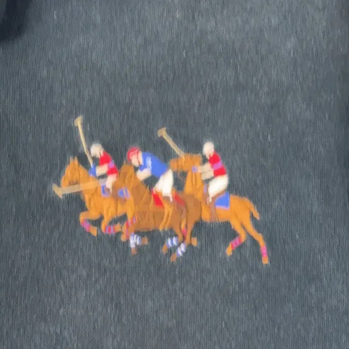 폴로 커스텀핏 자수 반팔 카라티 L 상품이미지5