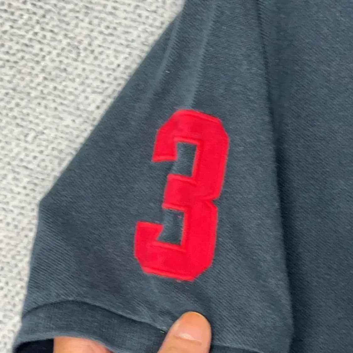 폴로 커스텀핏 자수 반팔 카라티 L 상품이미지6