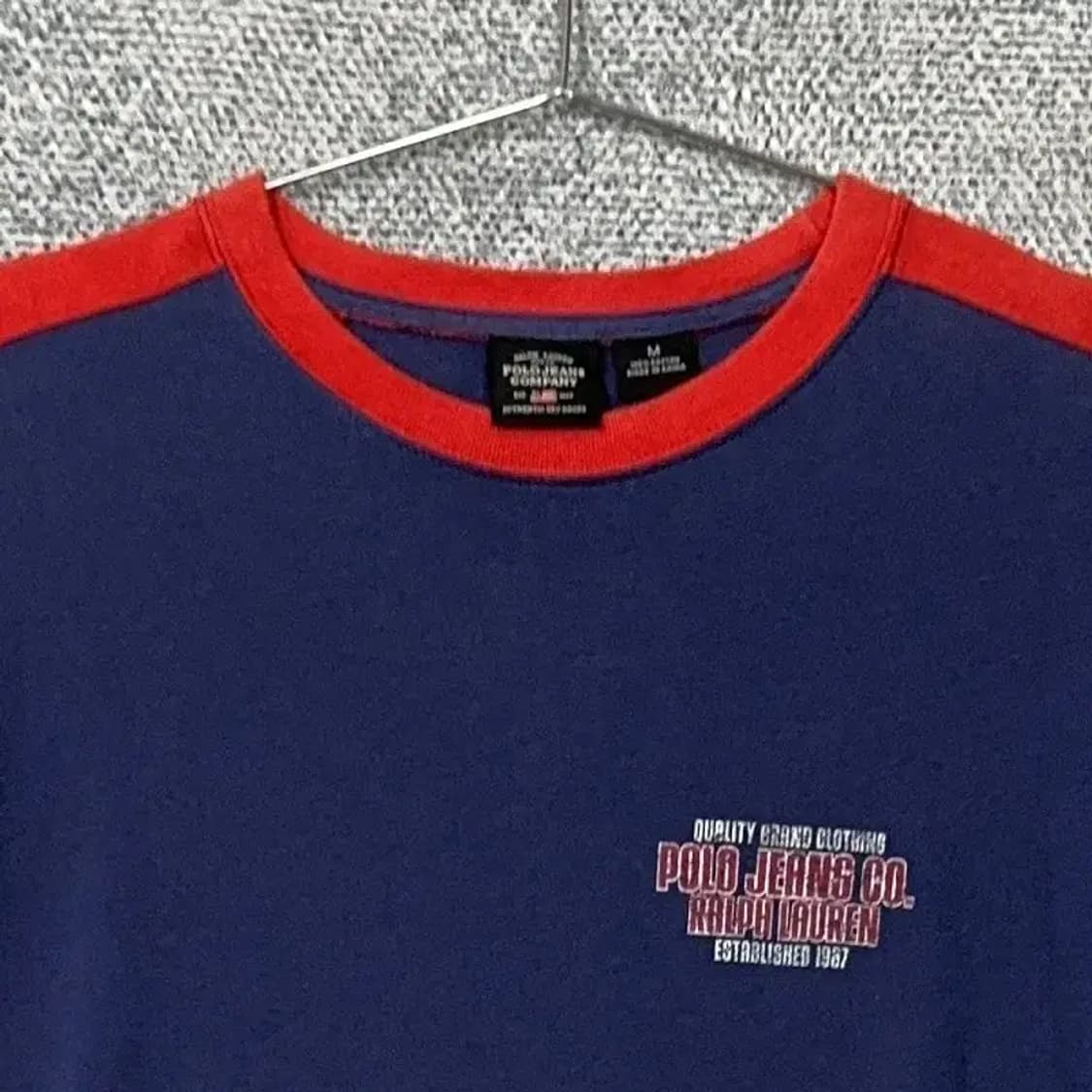 폴로 진스 컴퍼니 빈티지 로고 반팔티 M 상품이미지3