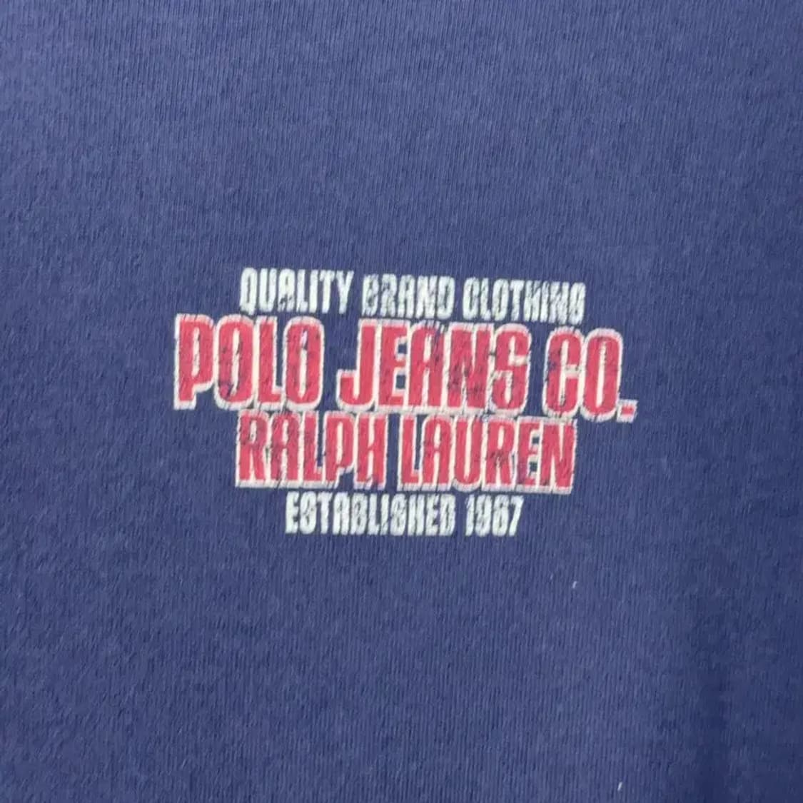 폴로 진스 컴퍼니 빈티지 로고 반팔티 M 상품이미지4