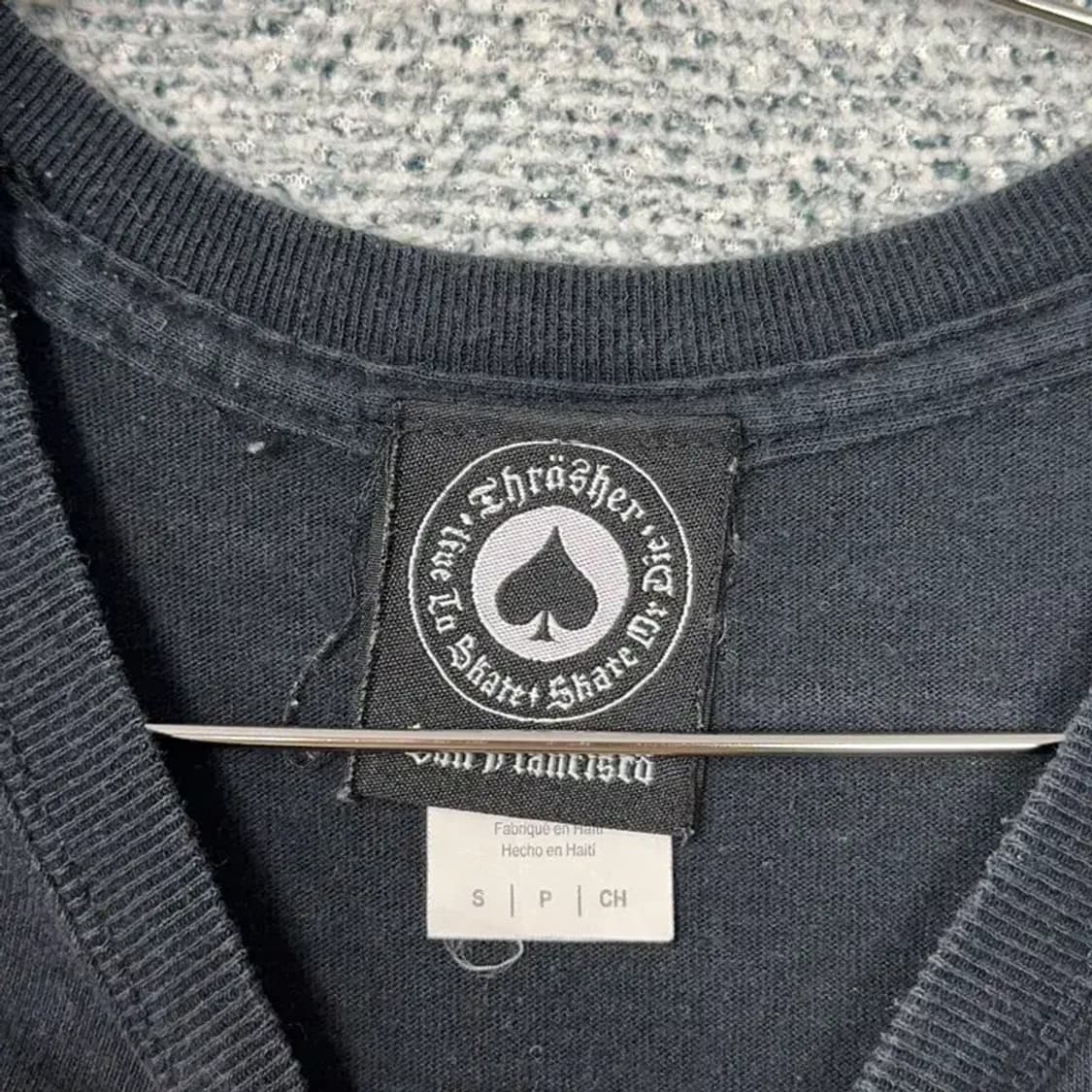 트래셔 불꽃로고 반팔티 S 상품이미지4