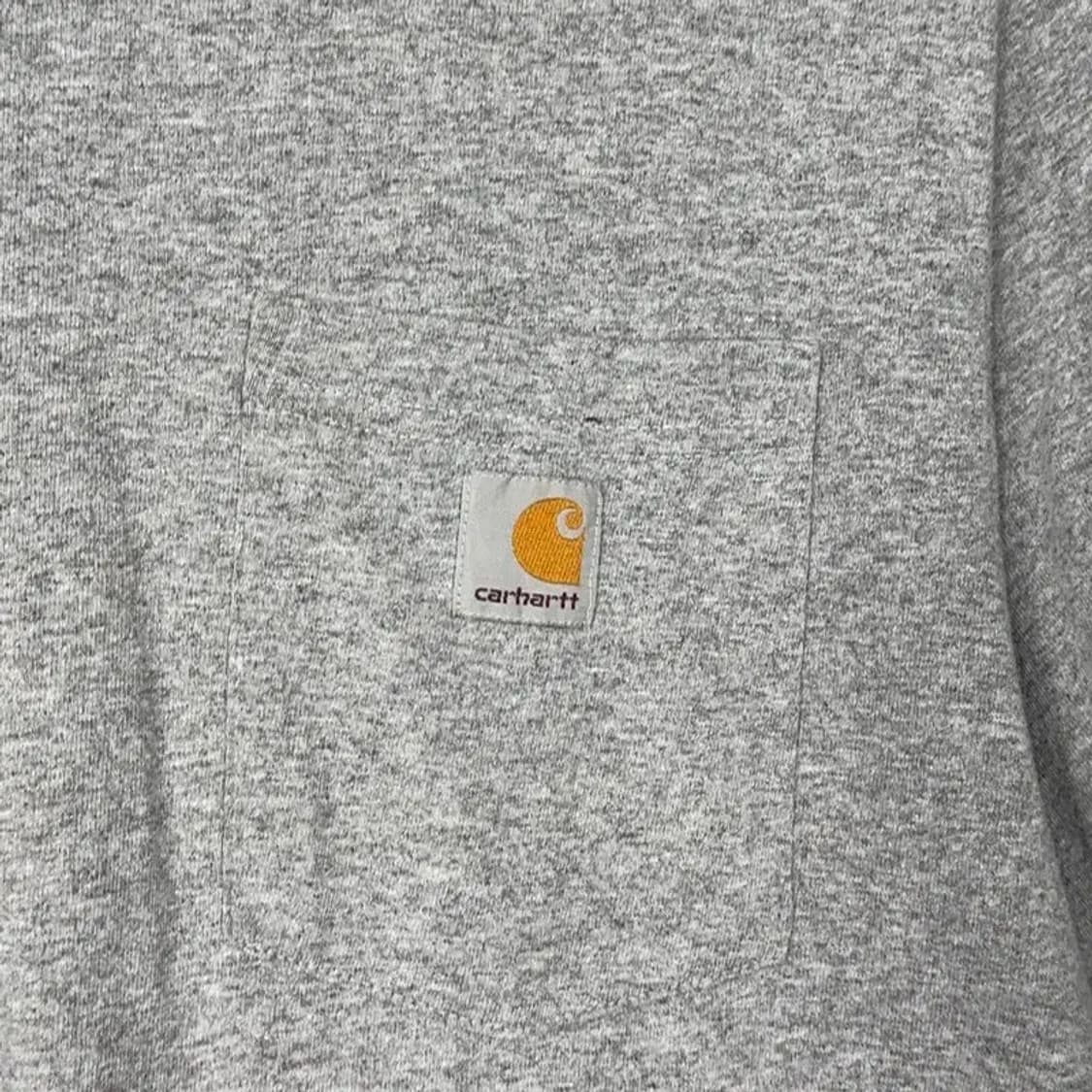 칼하트 오리지날핏 포켓로고 반팔티 S 상품이미지3